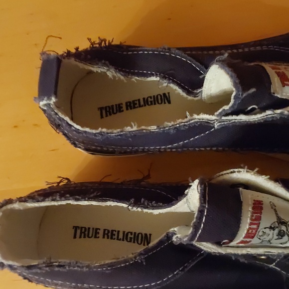 TRUE RELIGION BRODHI SNEAKER LACELESS SLIP ON SNEAKERS SIZE 10 - Picture 5 of 6